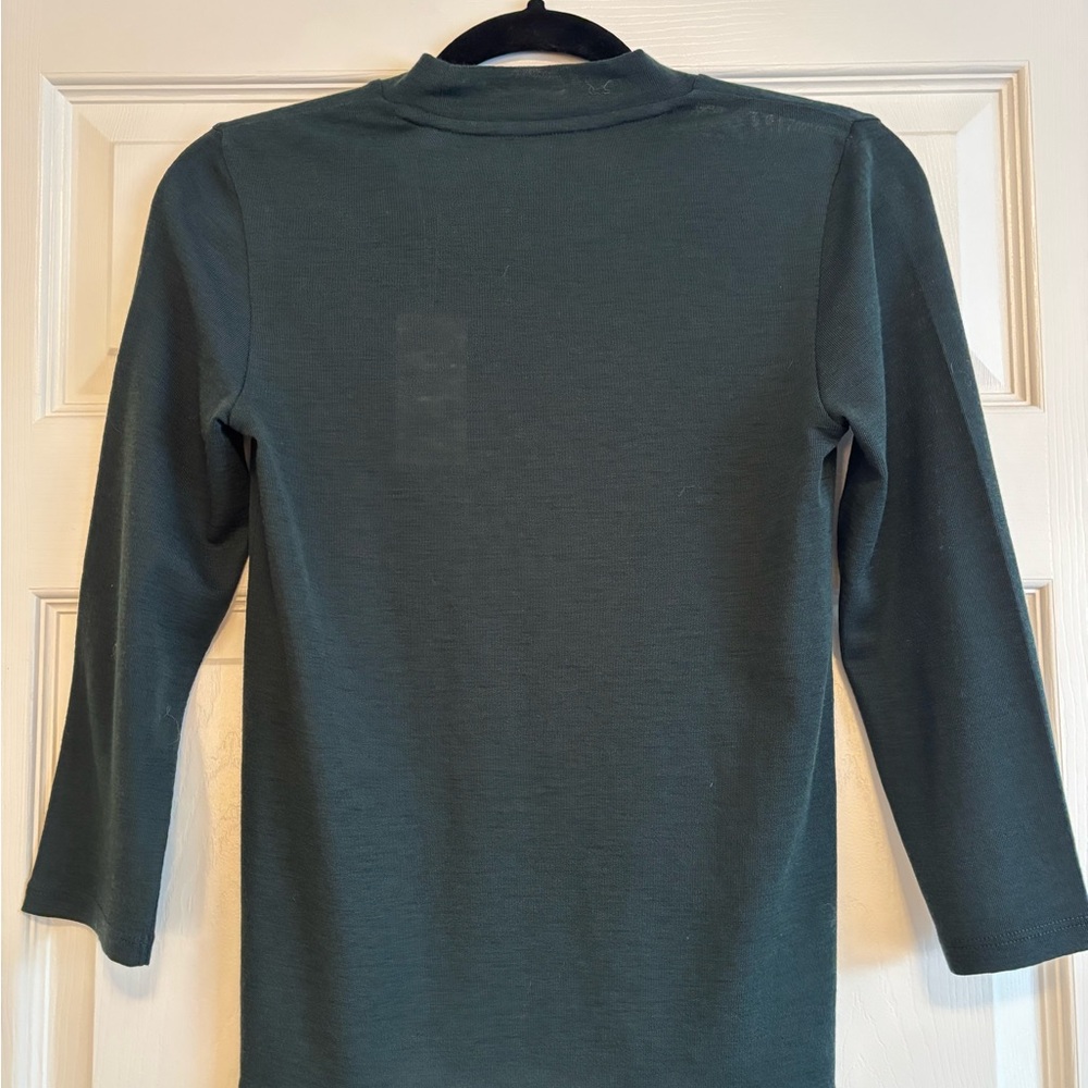 Vince Forest Green Women's Top - Picture 5 of 5